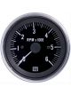 Stewart Warner Tacho Deluxe 0-6000 Rpm 3-3/8