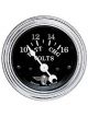 Stewart Warner Gauge Black Wings Voltmeter 10-16V 2-1/16