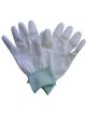 Mektronics ESD White Nylon Top Fit Gloves, Small
