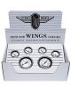 Stewart Warner Gauge Kit Wings Electronic Speedo Tacho Fuel Level Oil