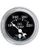 Stewart Warner Gauge Wings Oil Temp 140-320° F 2-1/16