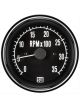 Stewart Warner Tacho HD Diesel 0-3500 Rpm 3-3/8