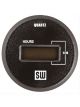 Stewart Warner LCD Hourmeter 2-1/16 Electrical, LCD 9-32 VDC Black