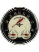 Stewart Warner Gauge Kit Nostalgic 3-In-1 Speedo Oil Press Water Temp T…