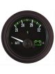 Stewart Warner Gauge HD Plus Voltmeter 20-32V 2-1/16 In Electrical Black