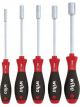 Wiha Soft Finish Hex Nut Driver 5 Pce Set - Series 341 K5