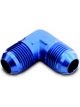 A-1 Products Fitting Adapter 90 Degree 6 AN Male to 6 AN Male Alumin