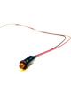 American Autowire Indicator Light 5/32 in OD LED Amber Universal