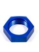 Aeroquip Bulkhead Fitting Nut - 10 AN - Aluminum - Blue Anodize - Each