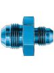 Aeroquip Fitting Adapter Straight 8 AN Male to 6 AN Male Aluminum Blu