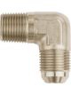 Aeroquip Fitting Adapter 90 Degree 6 AN Male to 3/8 in NPT Male Alumi