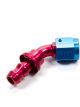 Aeroquip Fitting Hose End AQP Socketless 45 Degree 6 AN Hose Barb to