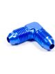 Aeroquip Fitting Adapter 90 Degree 4 AN Male to 4 AN Male Aluminum Bl