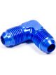 Aeroquip Fitting Adapter 90 Degree 6 AN Male to 6 AN Male Aluminum Bl