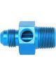 Aeroquip Fitting Gauge Adapter Straight 8 AN Male to 3/8 in NPT Male