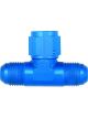 Aeroquip Fitting Adapter Tee 8 AN Male x 8 AN Male x 8 AN Female Alum
