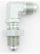 Aeroquip Fitting Bulkhead 90 Degree 4 AN Male to 4 AN Male Bulkhead S