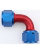 Aeroquip Fitting Adapter 90 Degree 12 AN Female Swivel to 12 AN Femal