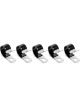 Aeroquip Line Clamp Adel 0.812 in ID Vinyl Coated Steel Set of 5