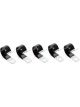 Aeroquip Line Clamp Adel 0.937 in ID Vinyl Coated Steel Set of 5
