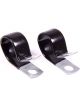 Aeroquip Line Clamp - Adel - 1.500 in ID - Vinyl Coated - Steel - Pair