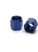 Aeroquip Fitting Tube Nut 10 AN 5/8 in Tube Aluminum Blue Anodize Pair