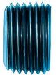 Aeroquip Fitting Plug 1/8 in NPT Allen Head Aluminum Blue Anodize Pair