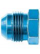 Aeroquip Fitting Plug 12 AN Hex Head Aluminum Blue Anodize