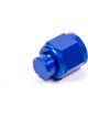 Aeroquip Fitting - Cap - 8 AN - Aluminum - Blue Anodize - Each