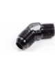 Aeroquip Fitting Adapter 45 Degree 8 AN Male to 3/8 in NPT Male Alumi
