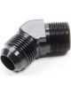 Aeroquip Fitting Adapter 45 Degree 12 AN Male to 3/4 in NPT Male Alum