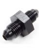 Aeroquip Fitting Adapter Straight 4 AN Male to 3 AN Male Aluminum Bla