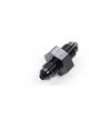 Aeroquip Fitting Adapter Straight 3 AN Male to 3 AN Male Aluminum Bla