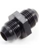 Aeroquip Fitting Adapter Straight 8 AN Male to 8 AN Male Aluminum Bla