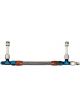 Aeroquip Carburetor Fuel Line 6 AN Single Male Inlet 9/16-24 in Dual