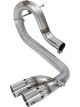 AFE Power Exhaust System Rebel Series Particulate Filter-Back 3 in