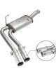 AFE Power Exhaust System Rebel Series Cat-Back 3 in Tail 3-1/2 in