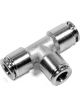 Air Lift Fitting Adapter Tee 1/4 in Female Push to Connect Air Lift Hel