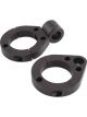 Allstar Performance Window Net Mount Clamps Aluminum Black Anodize 1