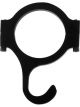 Allstar Performance Helmet Hook Clamp-On Aluminum Black Anodize 1-3/…