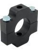 Allstar Performance Ballast Bracket Economy Clamp-On Aluminum Black