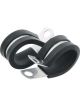 Allstar Performance Line Clamp Adel 0.750 in ID Rubber Lining Alu…