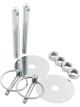 Allstar Performance Hood Pin 1/2 in OD x 4 in Long 2-1/2 in OD Scuff