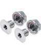 Allstar Performance Threaded Nut Insert 1/4-20 in ID 3/8 in OD Alumi
