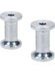 Allstar Performance Hourglass Spacer 1/4 in ID 1-1/2 in Thick Alumin