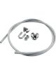 Allstar Performance Bumper Cable Kit 3 ft Long Cable Clamps Steel Kit