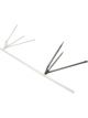 Allstar Performance Door Bar Mount Front 5 ft Long 1-1/4 in OD Steel