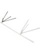 Allstar Performance Door Bar Mount Rear 5 ft Long 1-1/4 in OD Steel