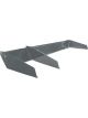 Allstar Performance Spoiler 72 x 8 in Adjustable 2 Piece Aluminum Na
