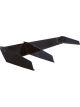 Allstar Performance Spoiler 72 x 8 in Adjustable 2 Piece Aluminum Bl…